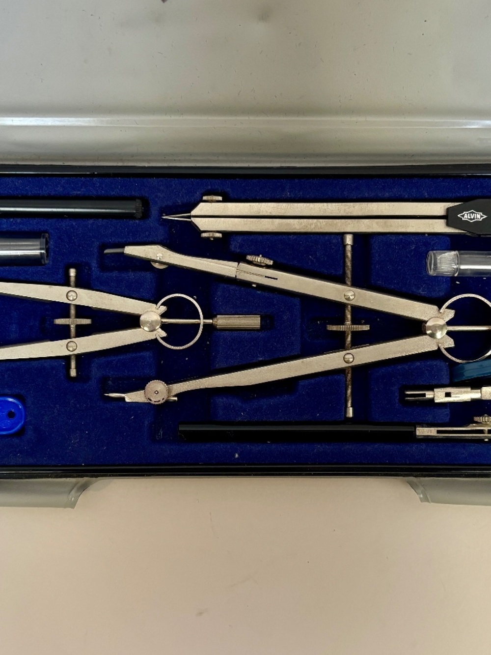 Alvin 995B - Precision Drafting Set - Padded Case - Germany - Vintage - Complete